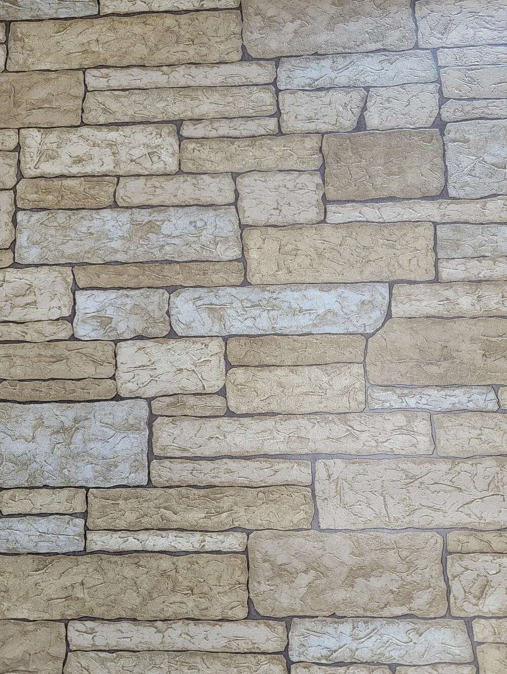 Wallpaper Madeline Tan Textured Stone